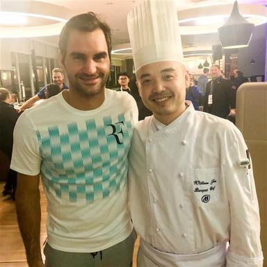 Federer's favorite food? Just ask the chef!