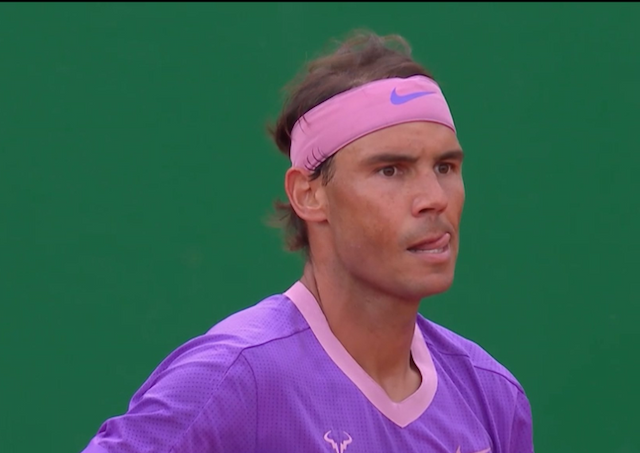 Nadal made a strong debut on clay and will face Dimitrov in the next round