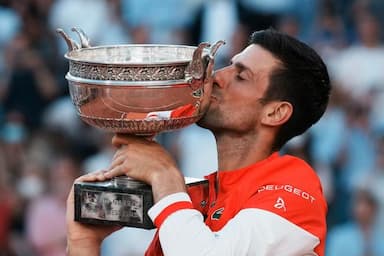 Novak Djokovic wins the 2021 French Open men's singles title