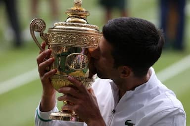 Roger Nadal congratulates Novak Djokovic on winning the 2021 Wimbledon title