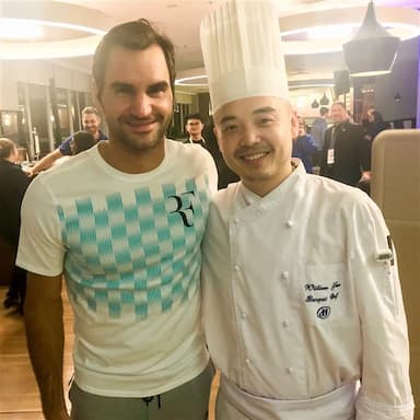 Federer's favorite food? Just ask the chef!